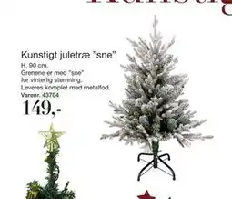Harald Nyborg Kunstigt juletræ ”sne”, DKK 149 tilbud