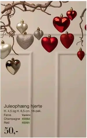 Harald Nyborg Juleophæng hjerte, DKK 50 tilbud