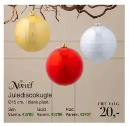 Harald Nyborg Julediscokugle, DKK 20 tilbud