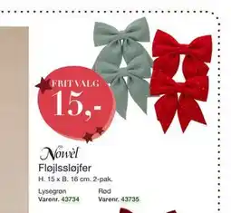 Harald Nyborg Fløjlssløjfer, DKK 15 tilbud