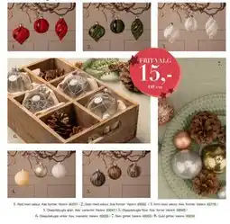 Harald Nyborg Glaskugler, DKK 15 tilbud