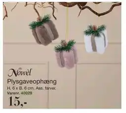 Harald Nyborg Plysgaveophæng, DKK 15 tilbud