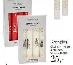 Harald Nyborg Kronelys, DKK 25 tilbud