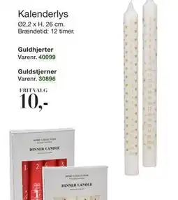 Harald Nyborg Kalenderlys, DKK 10 tilbud