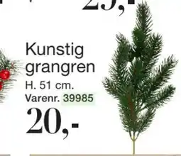 Harald Nyborg Kunstig grangren, DKK 20 tilbud