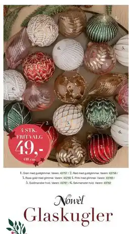Harald Nyborg Glaskugler, DKK 49 tilbud