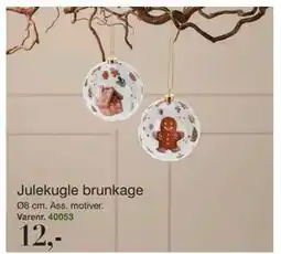 Harald Nyborg Julekugle brunkage, DKK 12 tilbud