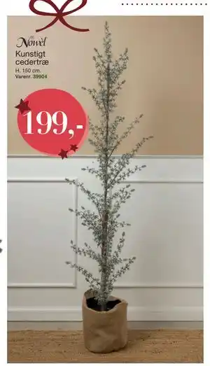 Kunstigt cedertræ, DKK 199
