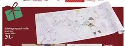 Harald Nyborg Juletegnepapir rulle, DKK 20 tilbud