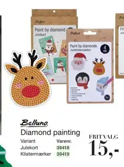 Harald Nyborg Belluno Diamond painting, DKK 15 tilbud