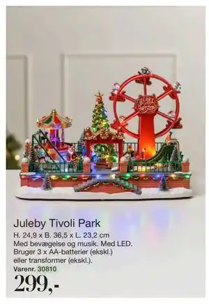 Juleby Tivoli Park, DKK 299
