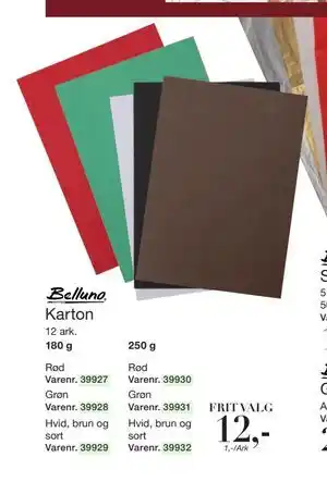 Harald Nyborg Karton, DKK 12 tilbud