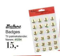Harald Nyborg Badges, DKK 15 tilbud
