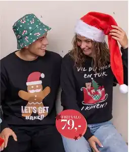 Harald Nyborg Julesweater 70% polyester, DKK 79 tilbud
