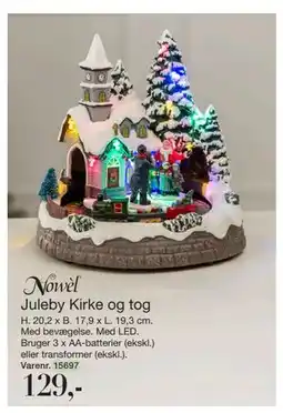 Harald Nyborg Juleby Kirke og tog, DKK 129 tilbud