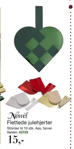 Harald Nyborg Flettede julehjerter, DKK 15 tilbud