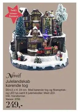 Harald Nyborg Julelandskab kørende tog, DKK 249 tilbud