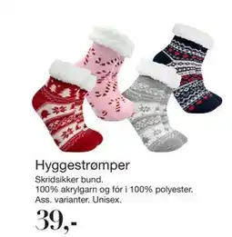 Harald Nyborg Hyggestrømper, DKK 39 tilbud