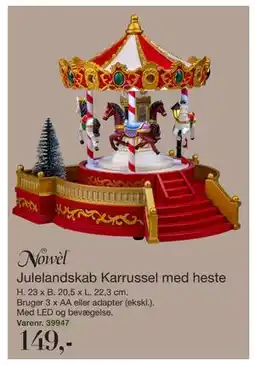 Harald Nyborg Julelandskab Karrussel med heste, DKK 149 tilbud