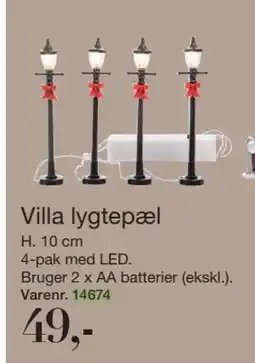 Harald Nyborg Villa lygtepæl, DKK 49 tilbud