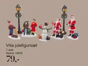 Harald Nyborg Villa julefigursæt, DKK 79 tilbud