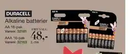 Harald Nyborg Alkaline batterier, DKK 48 tilbud