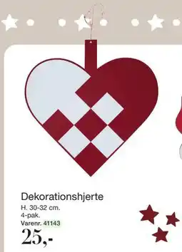 Harald Nyborg Dekorationshjerte, DKK 25 tilbud