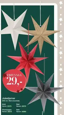 Harald Nyborg Julestjerner, DKK 29 tilbud