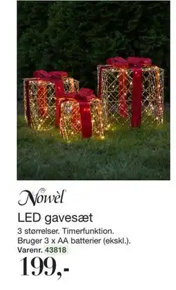 Harald Nyborg LED gavesæt, DKK 199 tilbud