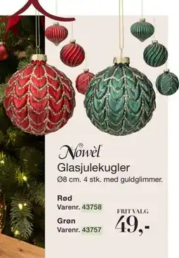 Harald Nyborg Glasjulekugler, DKK 49 tilbud