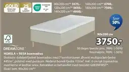 JYSK HORSLA + RESA boxmadras, DKK 3750 tilbud