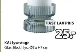 JYSK KAJ lysestage, DKK 25 tilbud