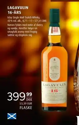 Scandinavian Park LAGAVULIN 16-ÅRS, DKK 399.99 tilbud