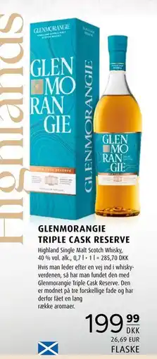 Scandinavian Park GLENMORANGIE TRIPLE CASK RESERVE, DKK 199.99 tilbud