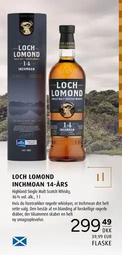 Scandinavian Park LOCH LOMOND INCHMOAN 14-ÅRS, DKK 299.49 tilbud