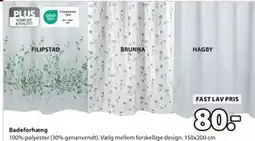 JYSK Badeforhæng, DKK 80 tilbud