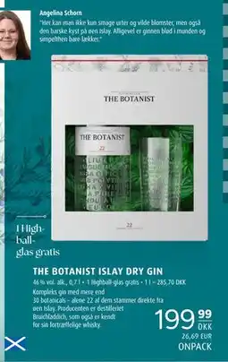 Scandinavian Park THE BOTANIST ISLAY DRY GIN, DKK 199.99 tilbud