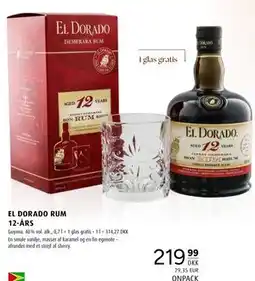 Scandinavian Park EL DORADO RUM 12-ÅRS, DKK 219.99 tilbud