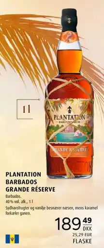 Scandinavian Park PLANTATION BARBADOS GRANDE RÉSERVE, DKK 189.49 tilbud