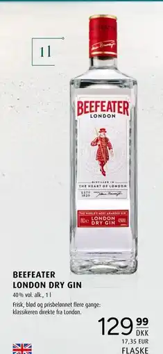 Scandinavian Park BEEFEATER LONDON DRY GIN, DKK 129.99 tilbud