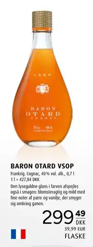 Scandinavian Park BARON OTARD VSOP, DKK 299.49 tilbud