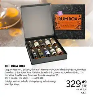 Scandinavian Park THE RUM BOX, DKK 329.49 tilbud