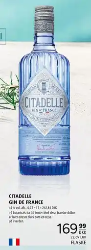 Scandinavian Park CITADELLE GIN DE FRANCE, DKK 169.99 tilbud