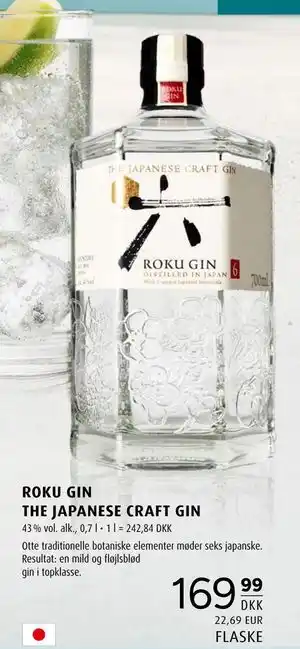 Scandinavian Park ROKU GIN THE JAPANESE CRAFT GIN, DKK 169.99 tilbud