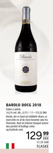 Scandinavian Park BAROLO DOCG 2018, DKK 129.99 tilbud