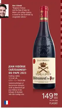 Scandinavian Park JEAN VIDÉRUE CHÂTEAUNEUFDU-PAPE 2023, DKK 149.99 tilbud