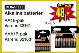 Harald Nyborg Alkaline batterier, DKK 48 tilbud