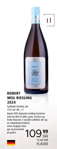 Scandinavian Park ROBERT WEIL RIESLING 2024, DKK 109.99 tilbud