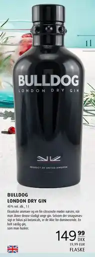 Scandinavian Park BULLDOG LONDON DRY GIN, DKK 149.99 tilbud