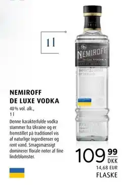 Scandinavian Park NEMIROFF DE LUXE VODKA, DKK 109.99 tilbud